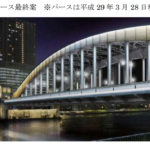 勝鬨（勝どき）橋の隅田川ライトアップのための工事は令和2年3月下旬まで